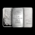 1 oz Platinum Bar Various Brands