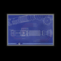 Star Wars Skywalker Lightsaber Blueprint – 1 oz 6.89 inches × 10.31 inches Silver Foil (2025)
