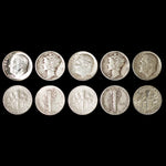 Junk Silver Dimes Roosevelt Mercury