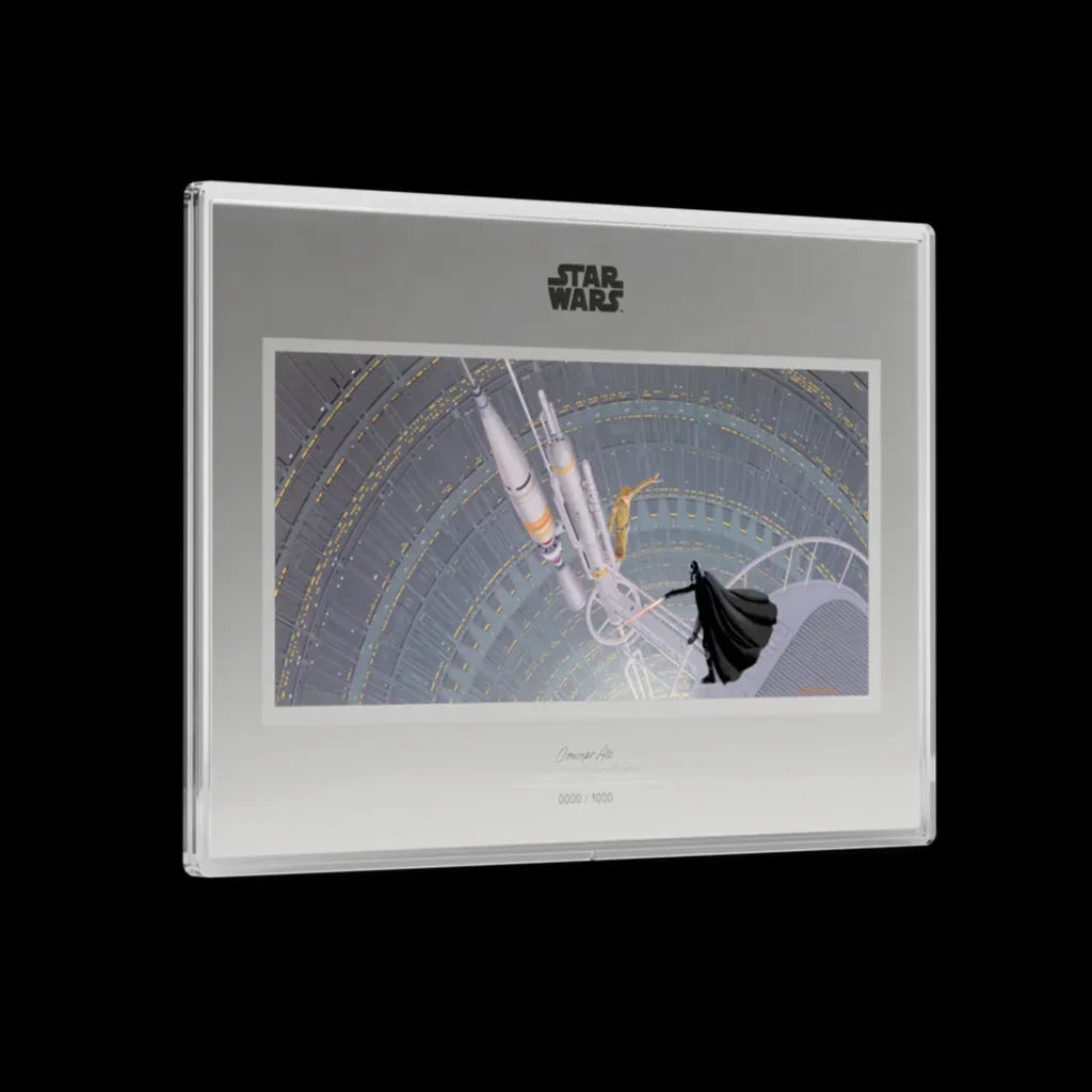 Star Wars Lightsaber Duel 1 oz Silver Foil Collectible
