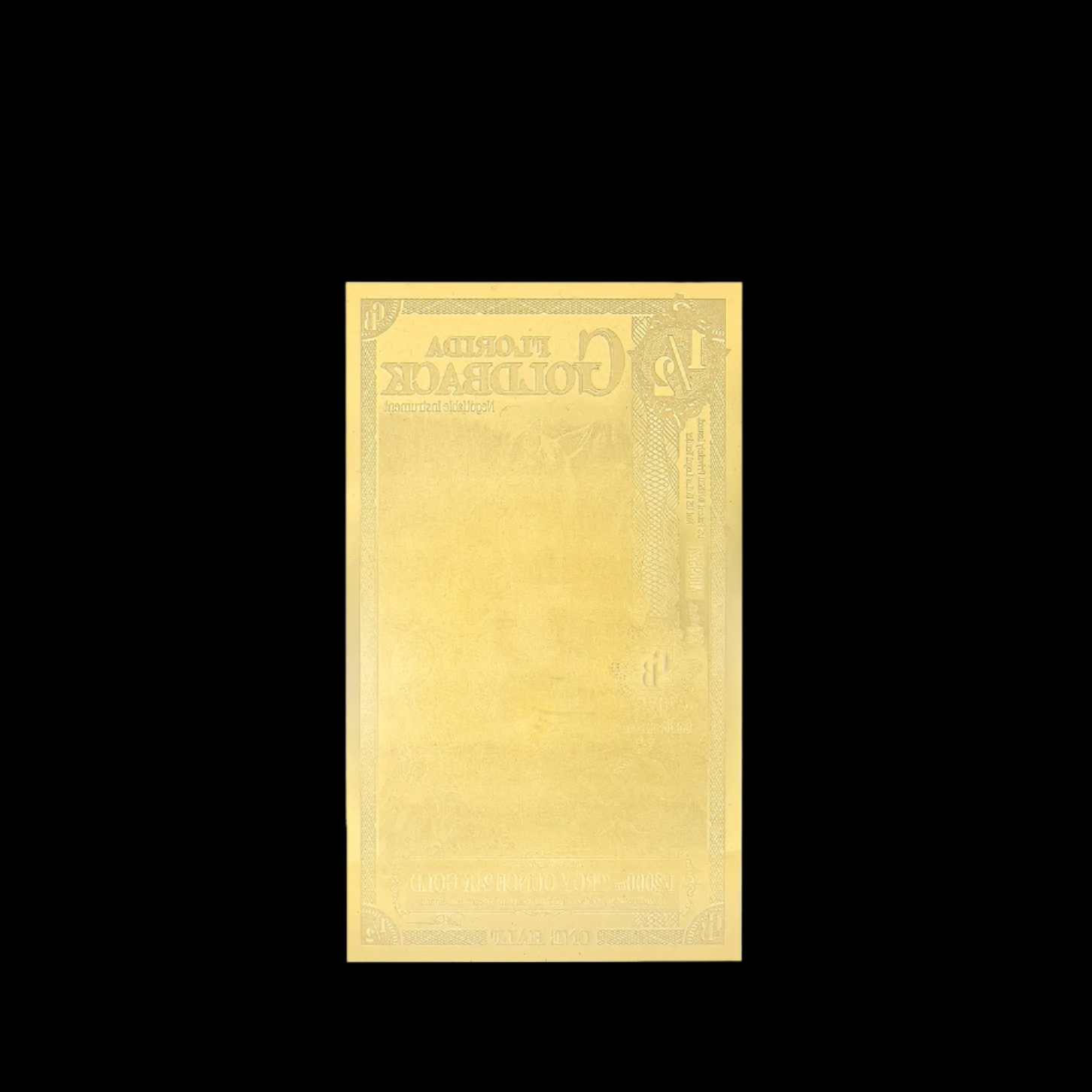 Florida Goldback Reverse 1/2 Dollar 2025