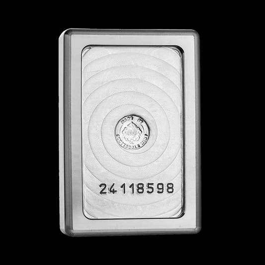 1 kg Silver Bar Scottsdale Mint Stacker