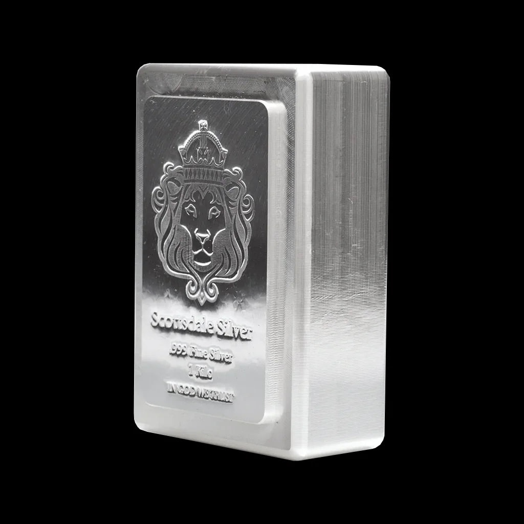 1 kg Silver Bar Scottsdale Mint Stacker