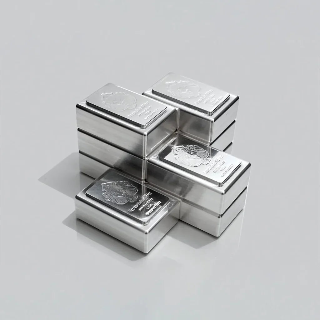 1 kg Silver Bar Scottsdale Mint Stacker