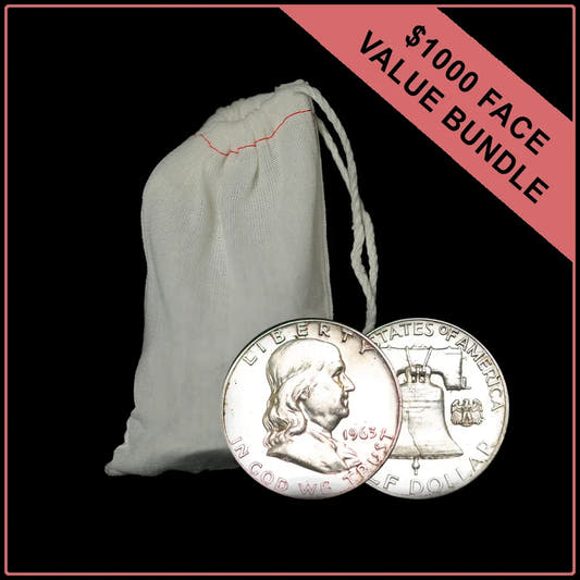 90% Junk Silver Franklin Half Dollars