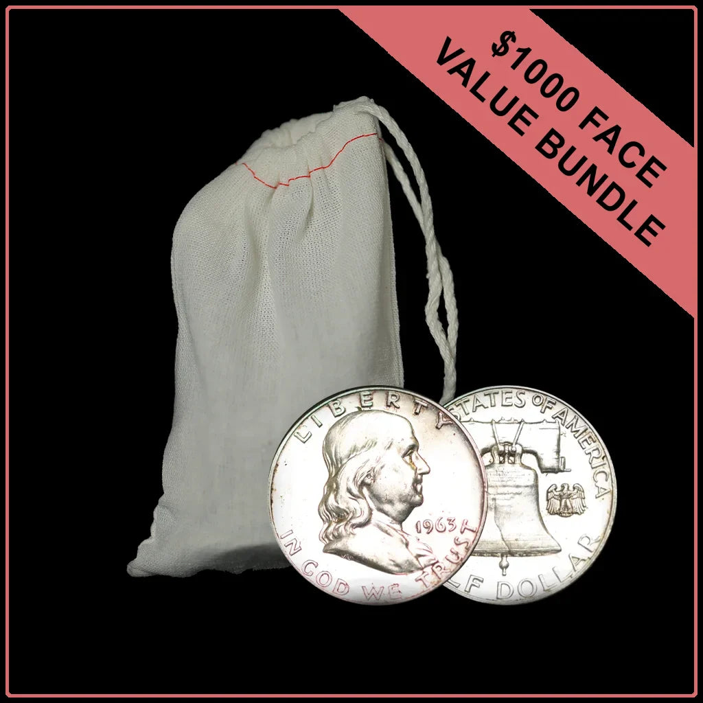 90% Junk Silver Franklin Half Dollars