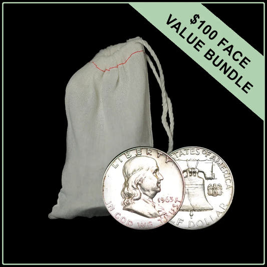 90% Junk Silver Franklin Half Dollars