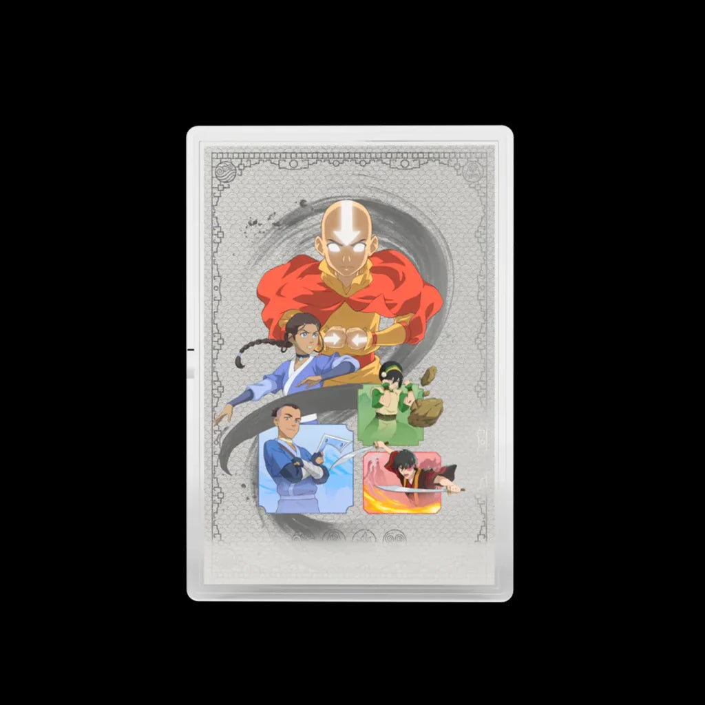 Team Avatar The Last Airbender Collectible Silver Foil 1$ Niue 2025