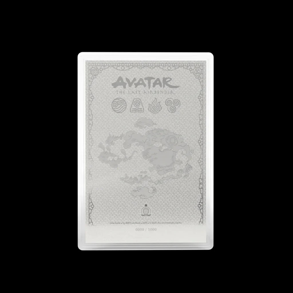 Team Avatar The Last Airbender Collectible Silver Foil 1$ Niue 2025