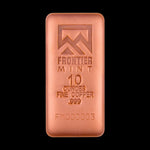 10 oz Copper Bar Frontier Mint