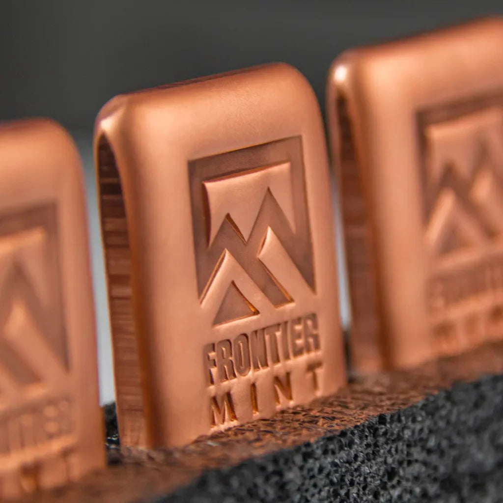10 oz Copper Bar Frontier Mint