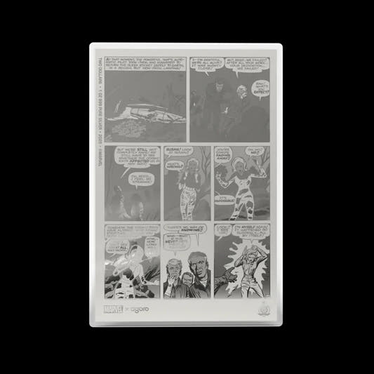 Fantastic Four 1 oz Silver Collectible Foil Comic Book Page