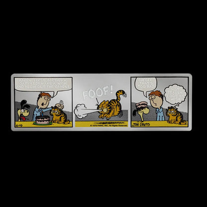 Garfield silver poster