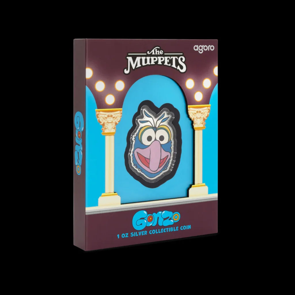 Gonzo The Muppets Collectible Silver Coin Packaging