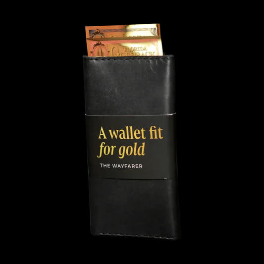 Goldback black wallet